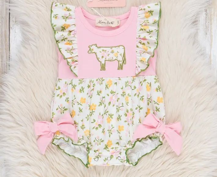 Lady Cow Floral Ruffle Bubble