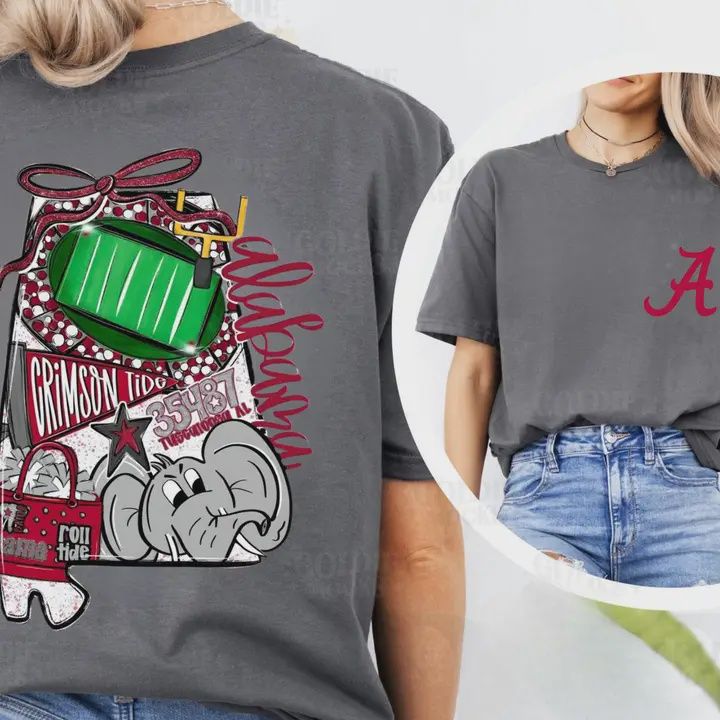 Alabama Collegiate State Design Tee