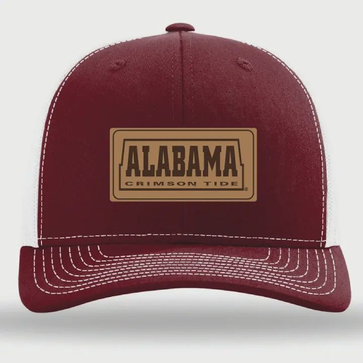 Alabama Leather Patch Cap
