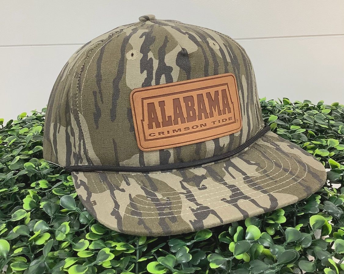 Alabama Leather Patch Cap - Bottomland Rope