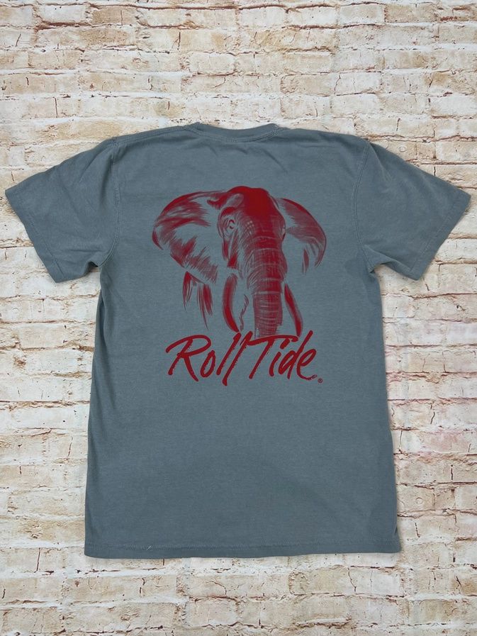 Alabama Shadow Elephant Tee