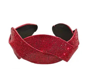 Braided Rhinestone Headband