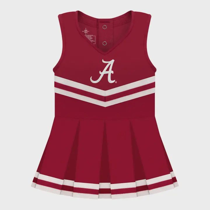 Alabama Crimson Tide Cheer Dress Bodysuit