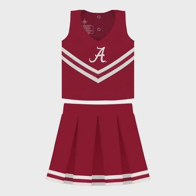 Alabama Crimson Tide 3-Piece Girls Cheer Dress