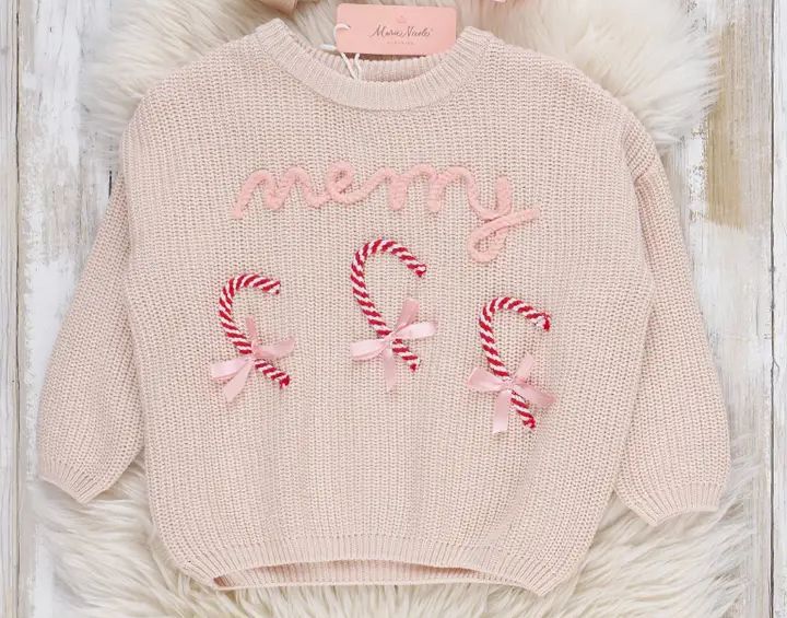 Merry Candy Canes Sweater
