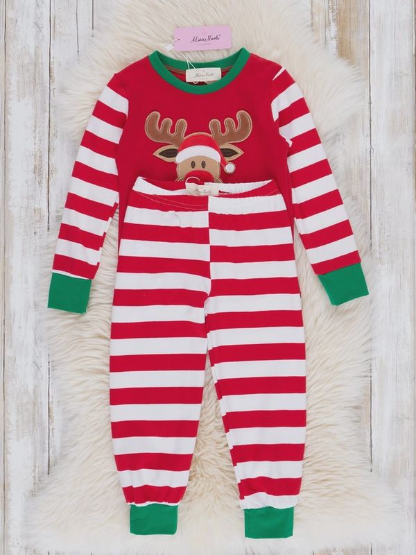 Boys Christmas Reindeer Pajamas