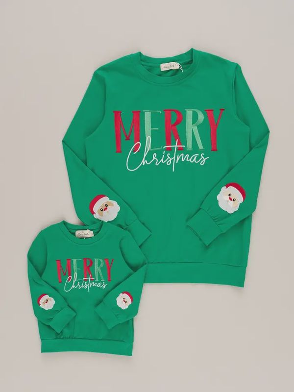 Mom &amp; Me Santa's Greeting Sweatshirt