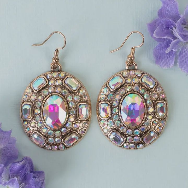 Crystal Earrings -AB