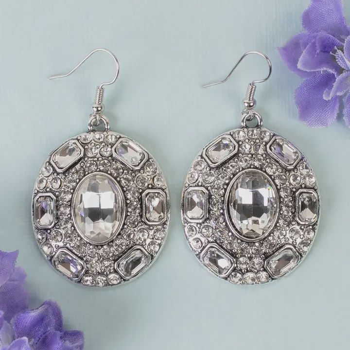 Crystal Earring-Clear