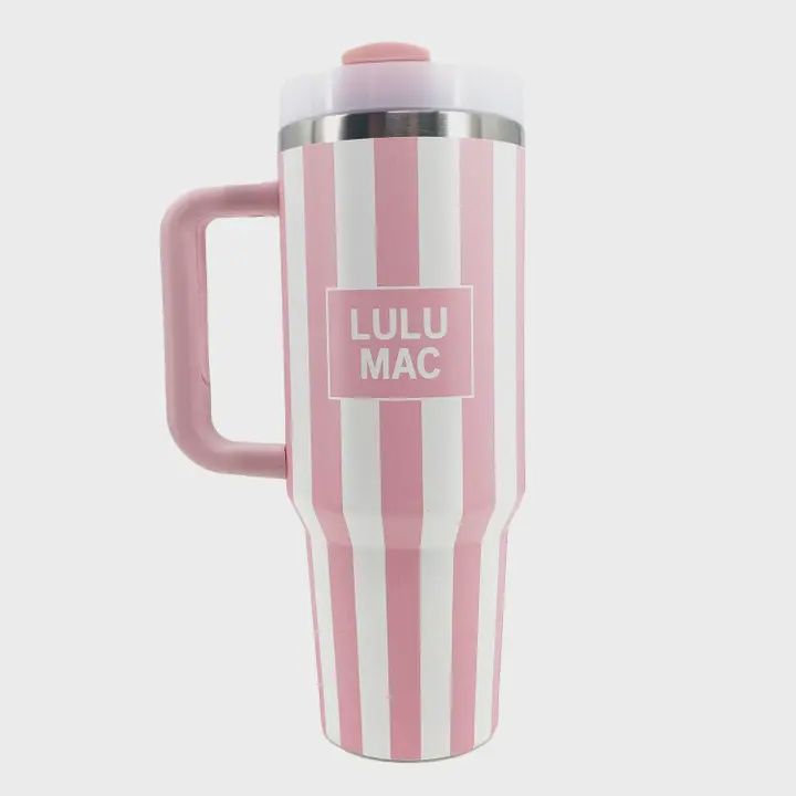 LULU Mac Tumbler Stripe-Pink