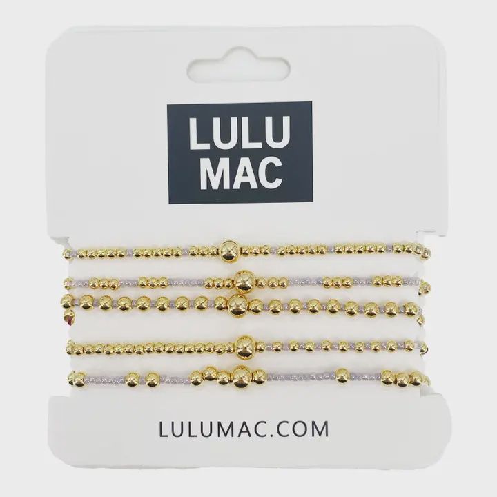LULU Mac Silver &amp; Gold Bracelet Set