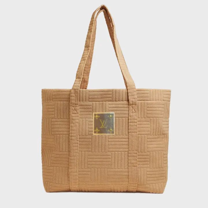 Upcycled Terry Cloth Tote Bag