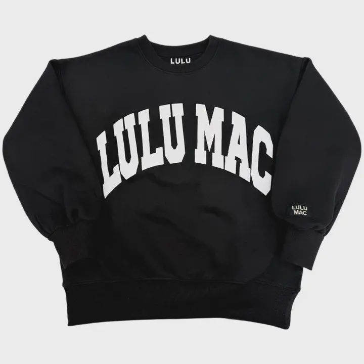 Lulu Mac Sweatshirt Black/White