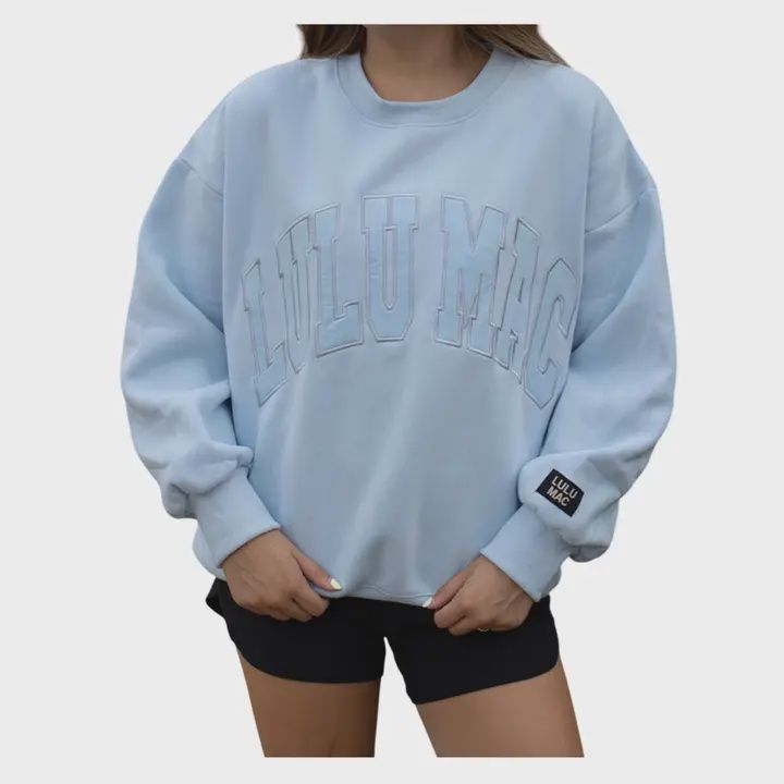 LULU Mac Mono Embroidered Sweatshirt