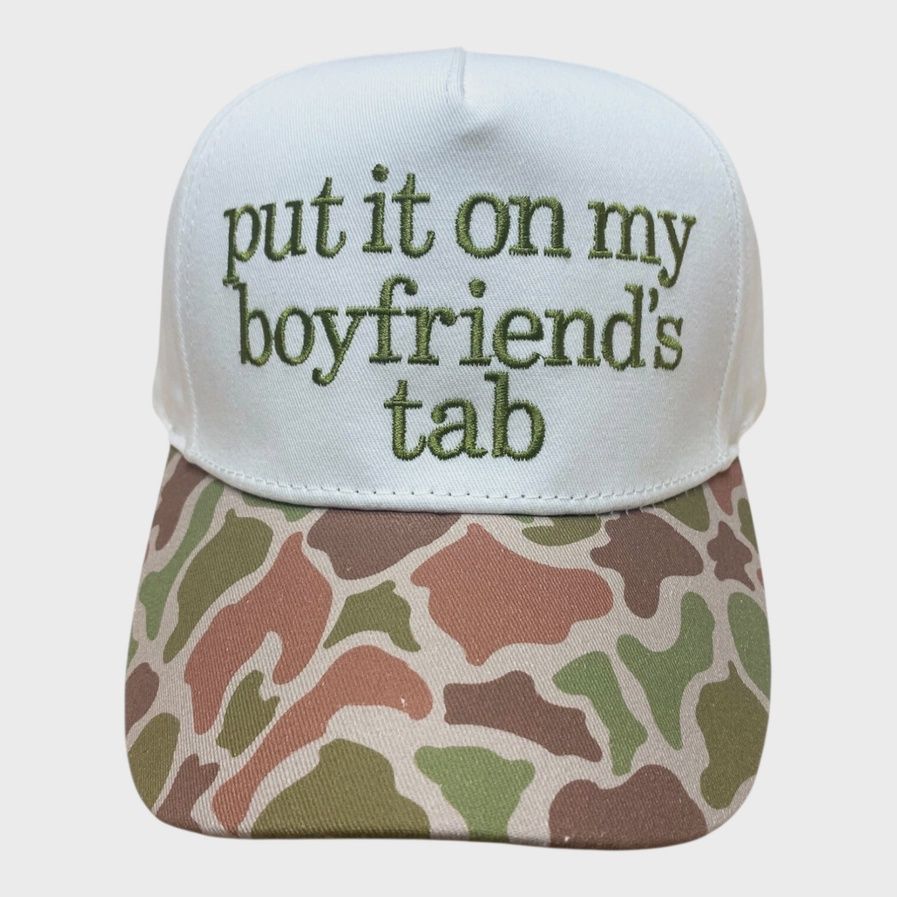 LULU Mac Boyfriends Tab Dark Camo Cap