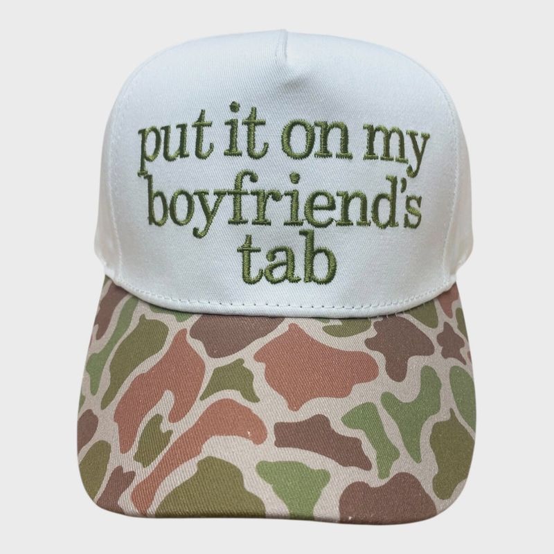 LULU Mac Boyfriends Tab Dark Camo Cap
