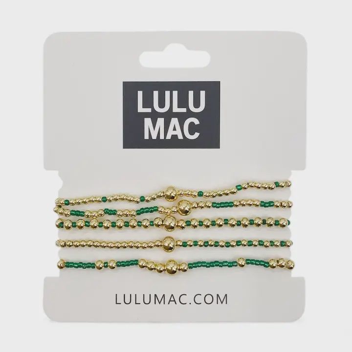 LULU Mac Green Bracelet Set