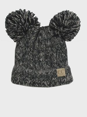 Kids C.C Beanies - Black