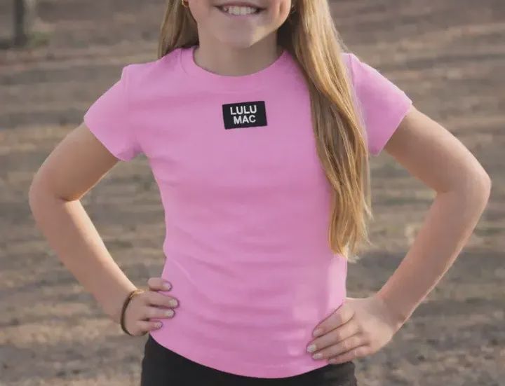 LULU Mac Kids Baby Doll Top - Bubblegum