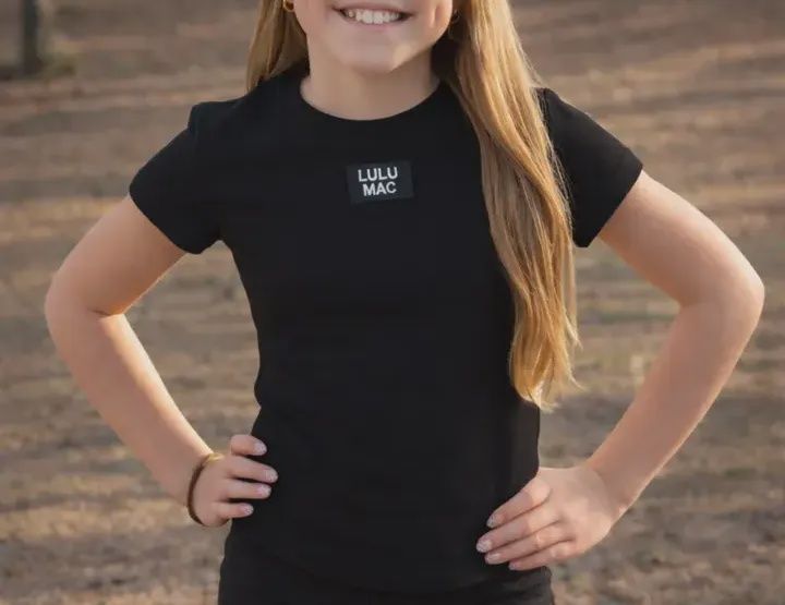LULU Mac Kids Baby Doll Top - Black