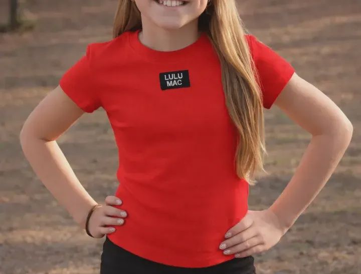 LULU Mac Kids Baby Doll Top - Red