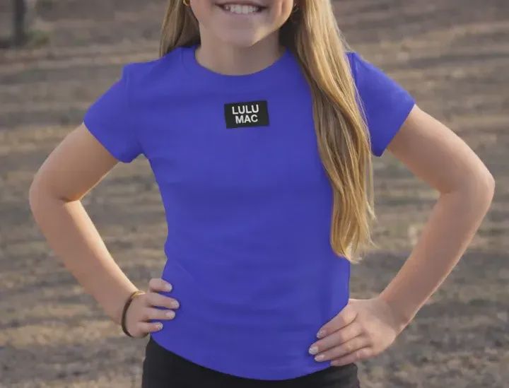 LULU Mac Kids Baby Doll Top - Royal