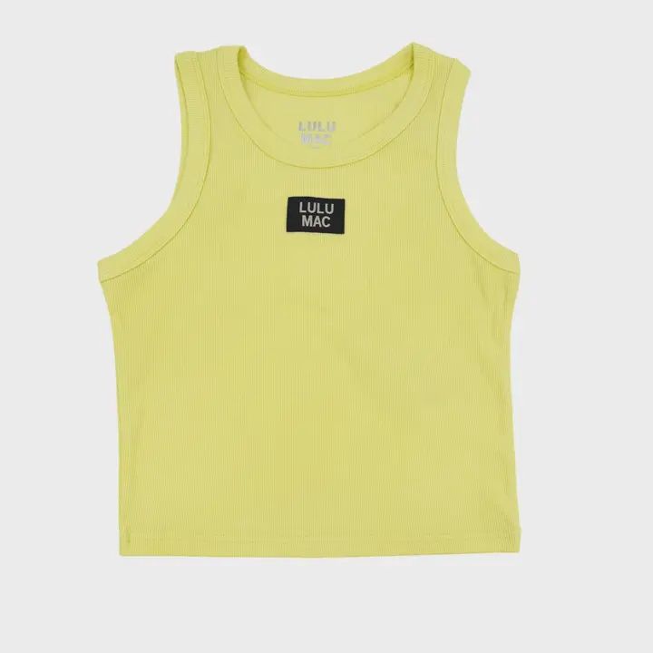 LULU Mac Tank Neon Yellow