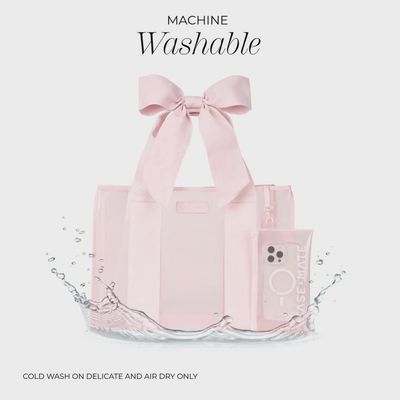 Case-Mate Ballet Pink Bow Jelly Tote Bag