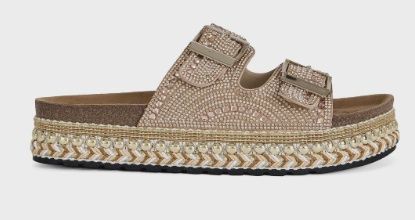 Rosegold Beeded Ezri Sandal