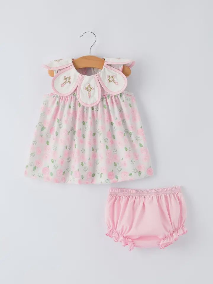 Petal Peter Pan Collar Bloomer Set