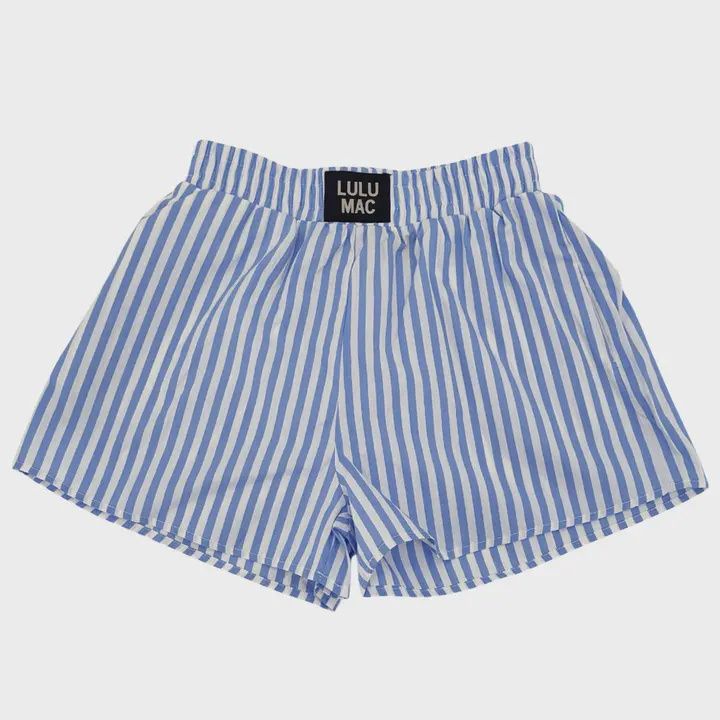 LULU Mac Lt. Blue Striped Boxer Short