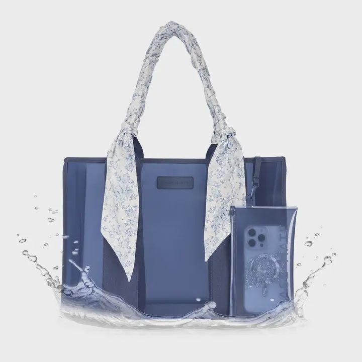 Case-Mate Something Navy Twilly Jelly Tote Bag