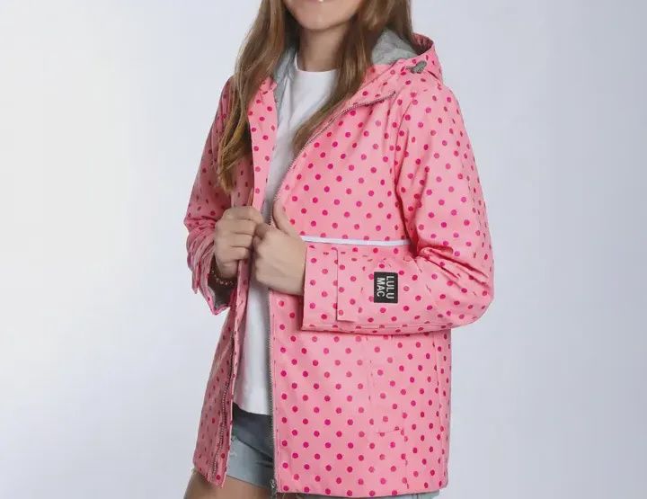 LULU Mac Raincoat Pink/Hot Pink