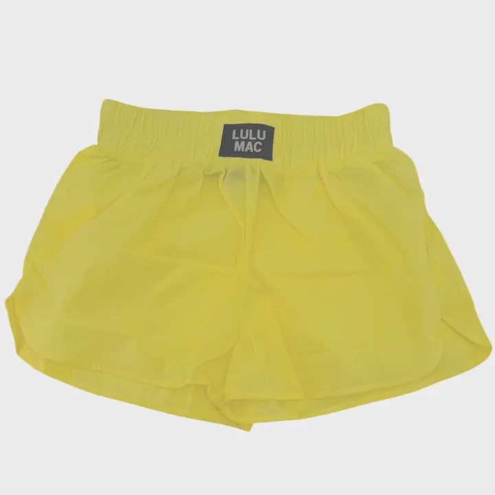 LULU Mac Shorts - Neon Yellow