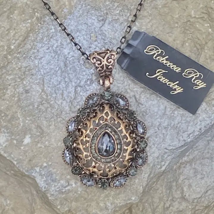Vintage Boho Crystal Necklace