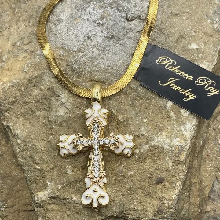 Gold Layered Cross Necklace