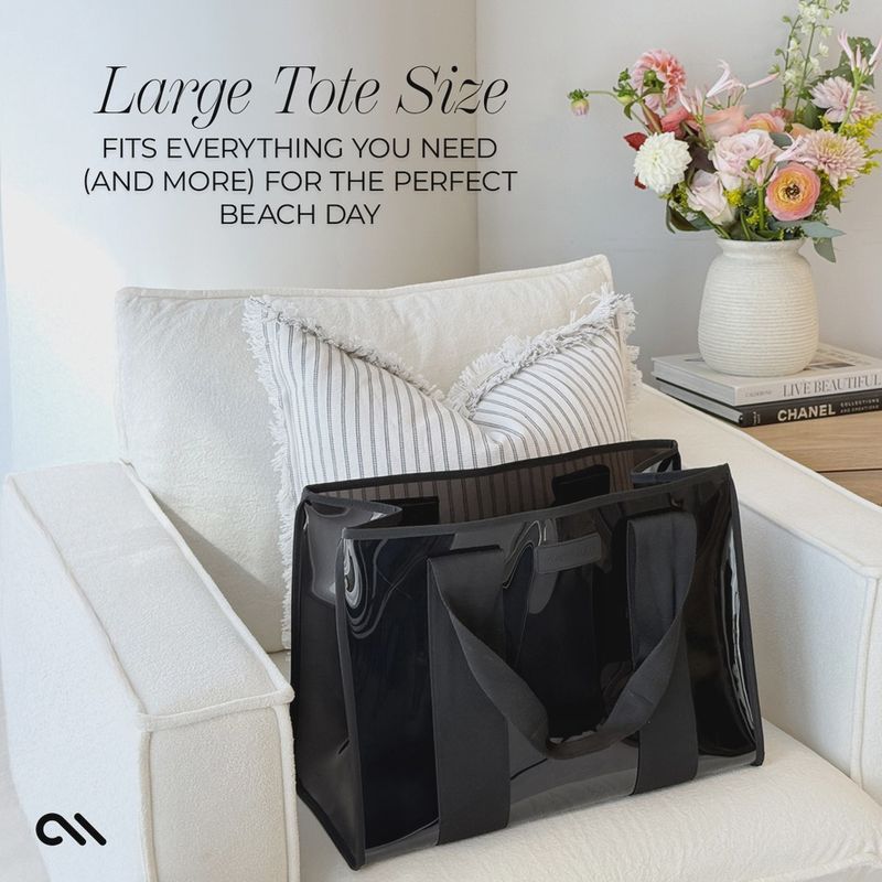 Case-Mate Midnight Black Jelly Tote Bag