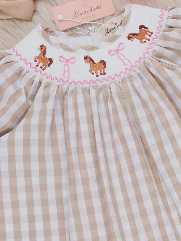 Little Pony Meadow Smocked Dress
