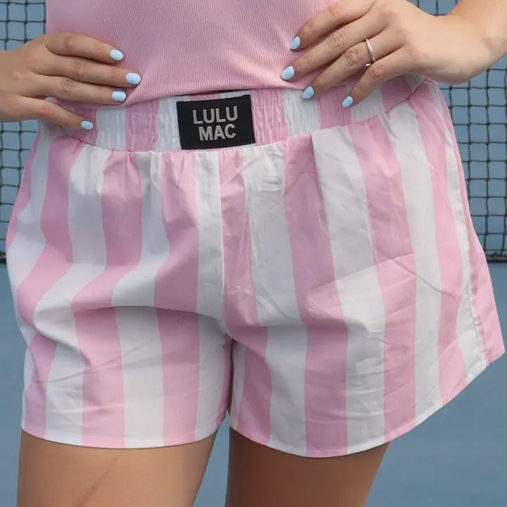 LULU Mac Darby Boxer Short - Lt Pink