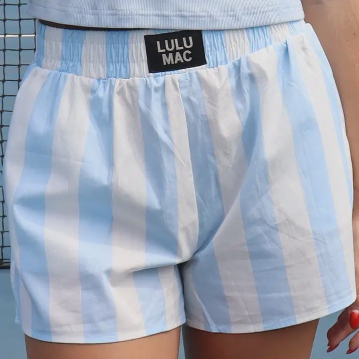 LULU Mac Darby Boxer Short - Lt Blue