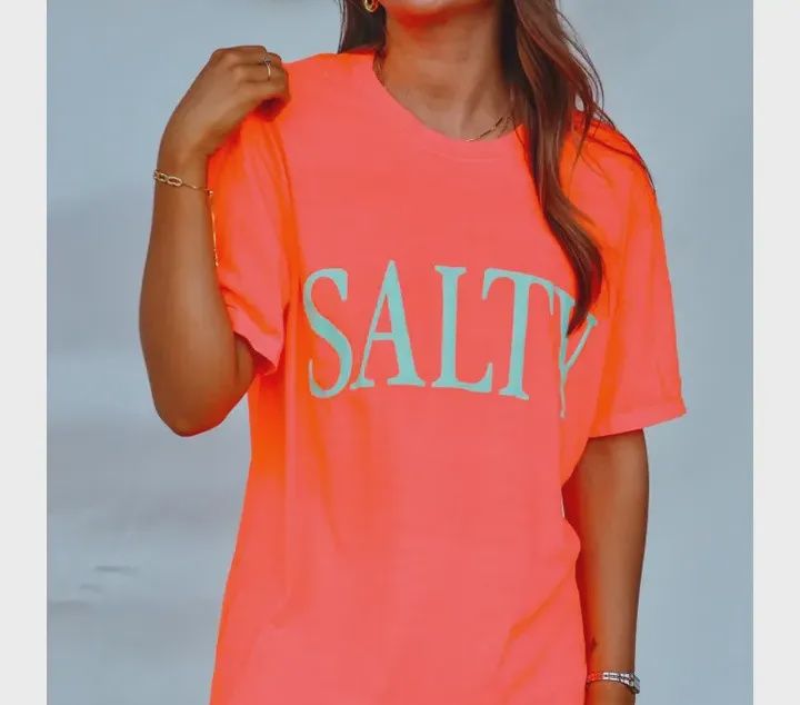 Salty Neon Orange Tee