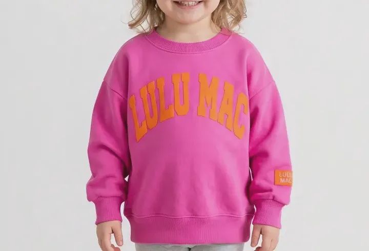 LULU Mac Puff Toddler Pink w/ Orange