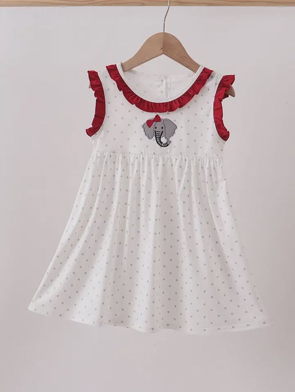Alabama Elephant Applique Dress