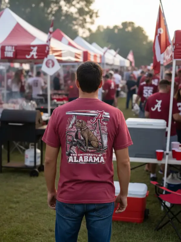 Alabama Brown Lab Tee