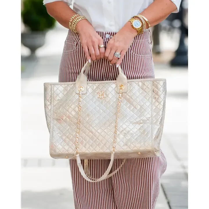 Missy Tote Champagne Pop
