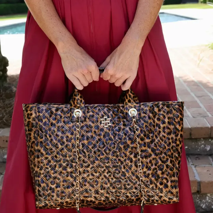 Missy Tote Spotted Patent