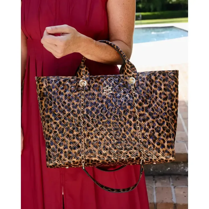 Missy Tote Spotted Patent