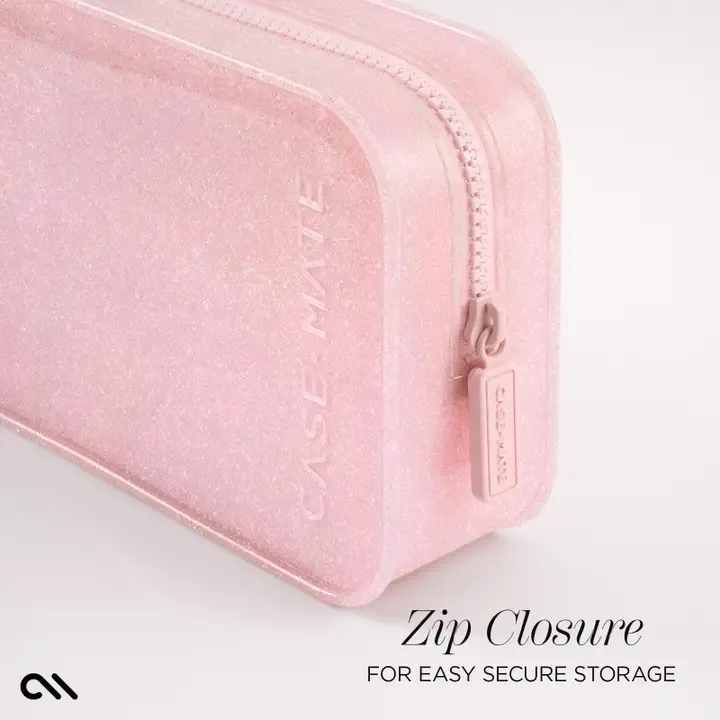 Case-Mate Jelly Makeup Bag - Ballet pink