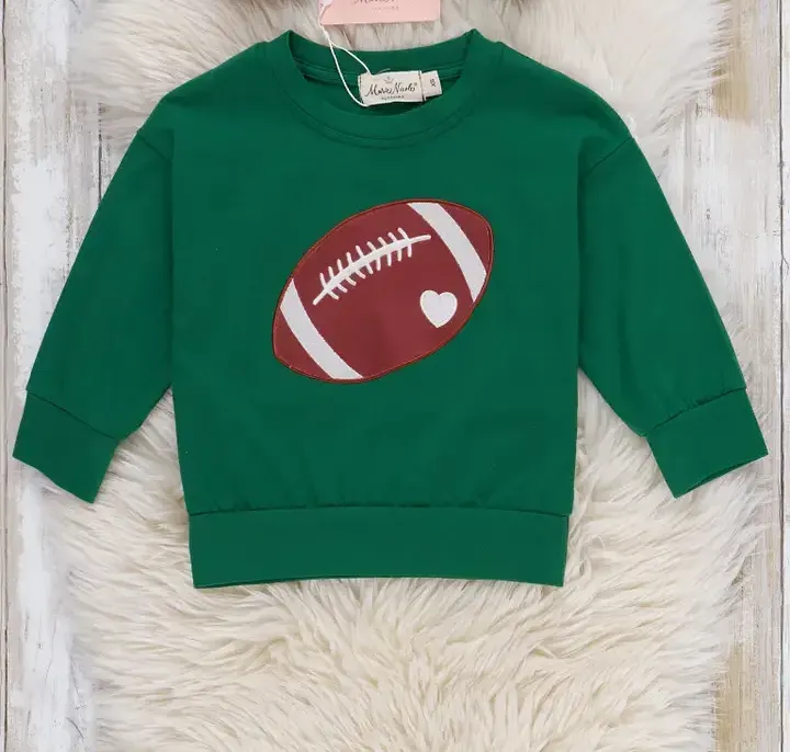 Embroidered Touchdown Top