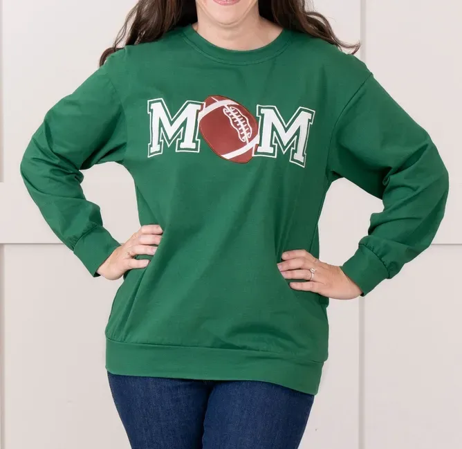 Embroidered Touchdown Twin Top (Mom)